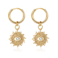 Evil Eye Drops in 18K Gold-Filled