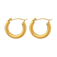 18K Classic Loop Chunky Hoop Earrings