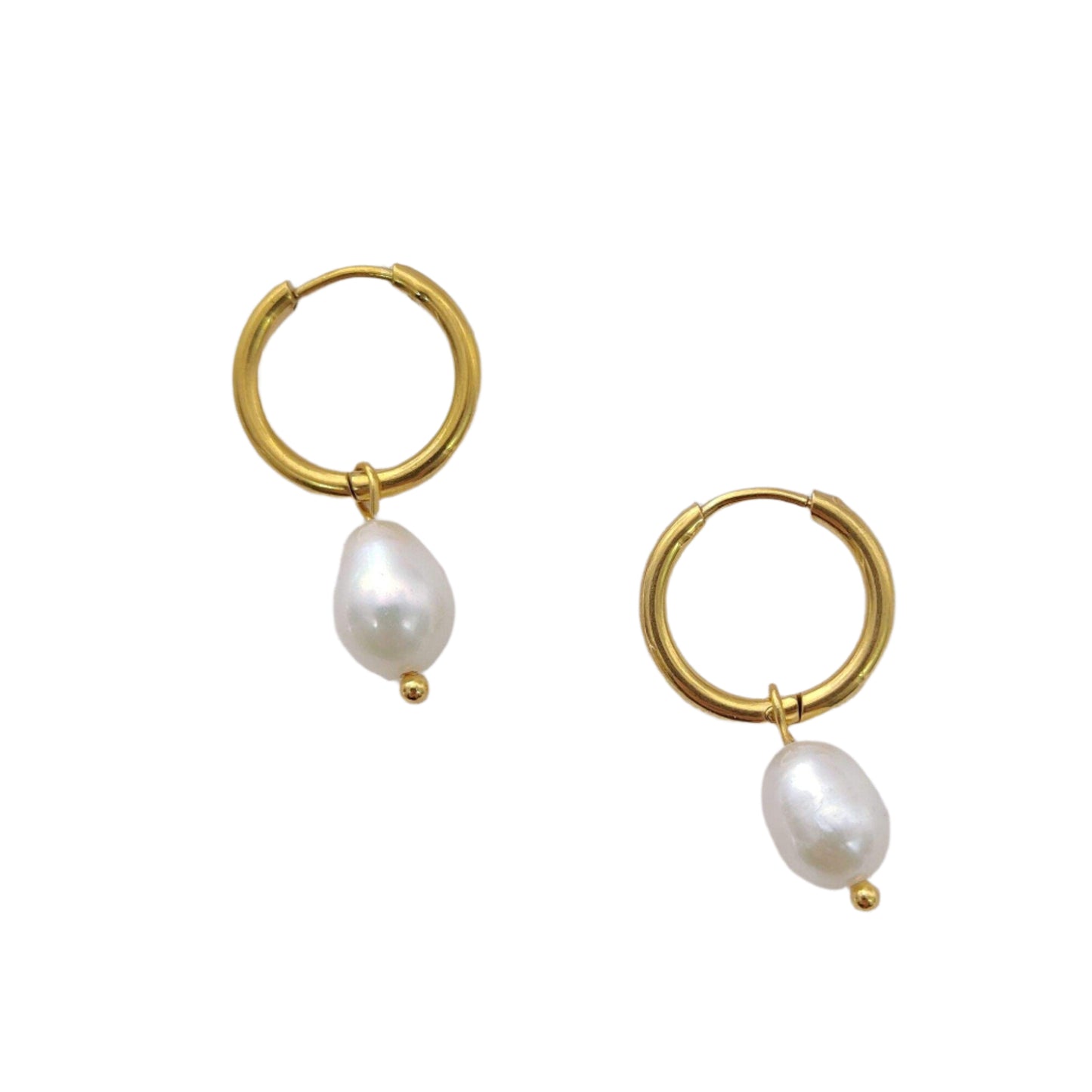 18K Classic Pearl Drop Earrings