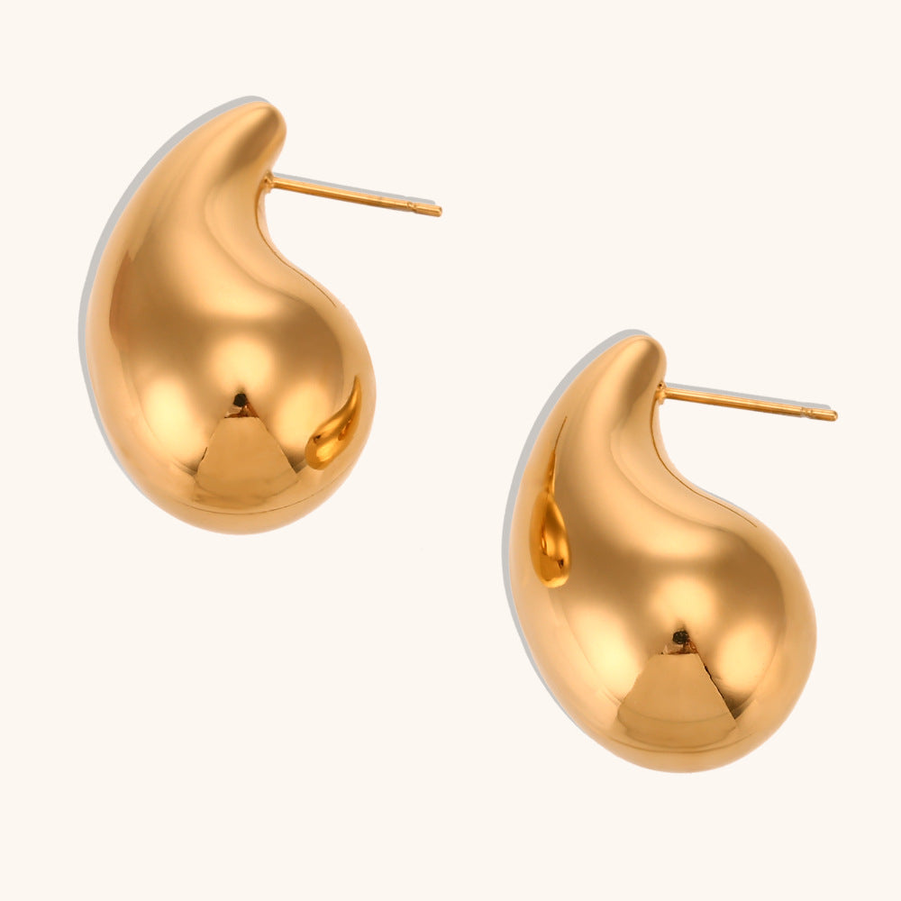18K Classic Teardrop Earrings