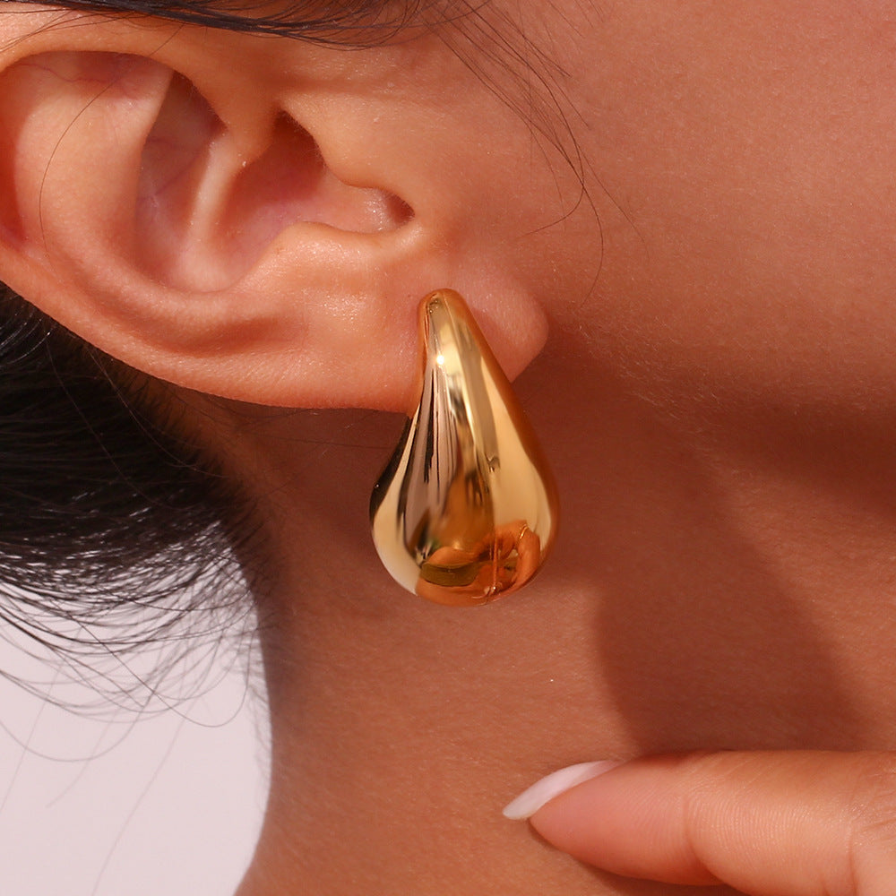18K Classic Teardrop Earrings