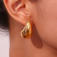 18K Classic Teardrop Earrings