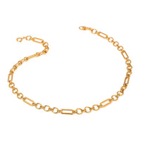 18K Mixed Link Chain Necklace