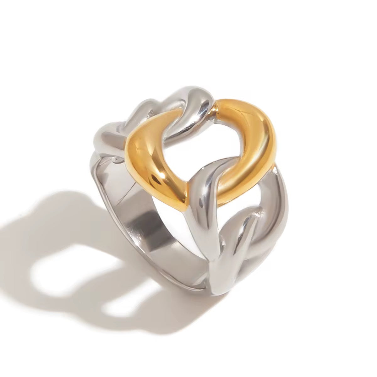 Two Tone Felia Statement Ring