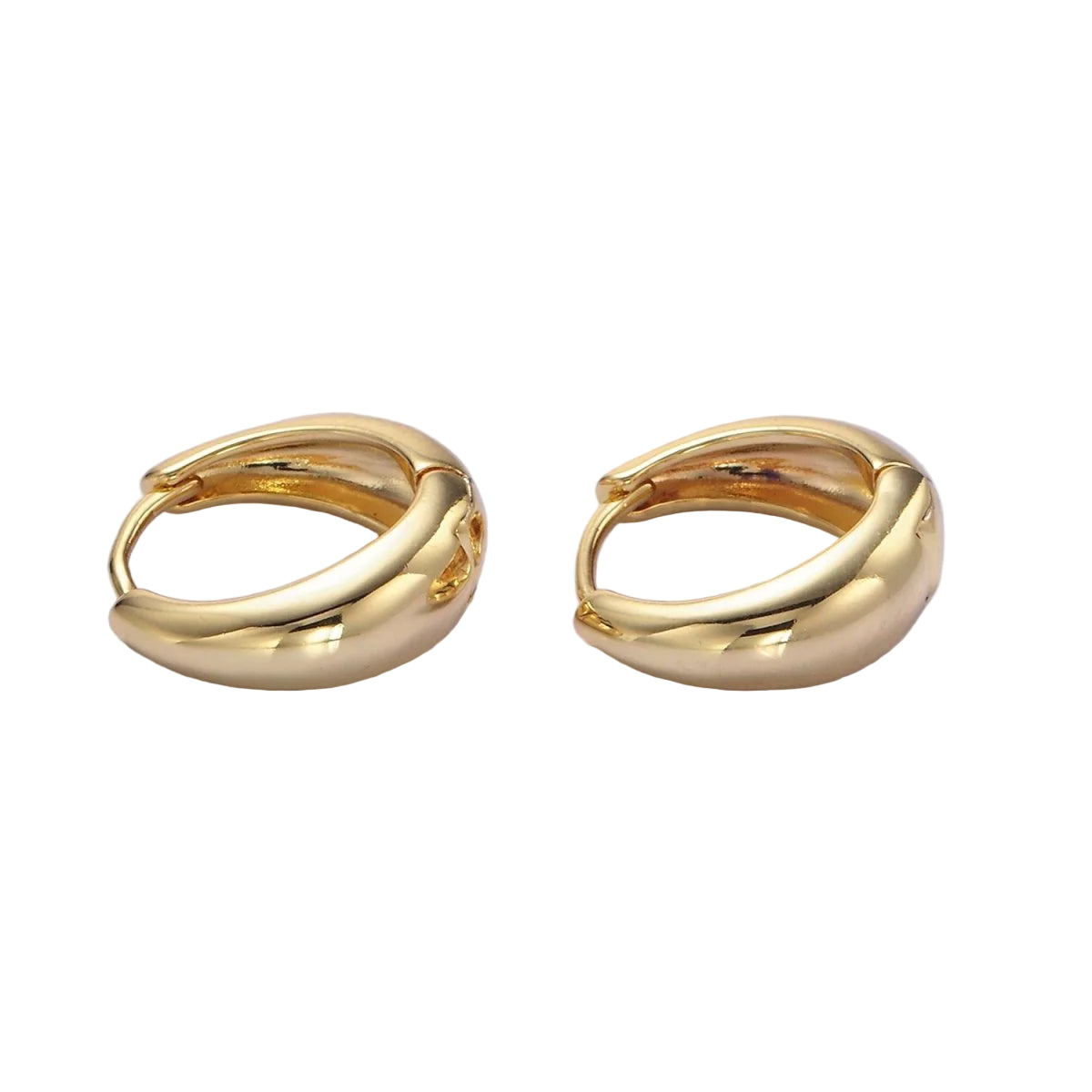 24K 15mm Dome Huggies