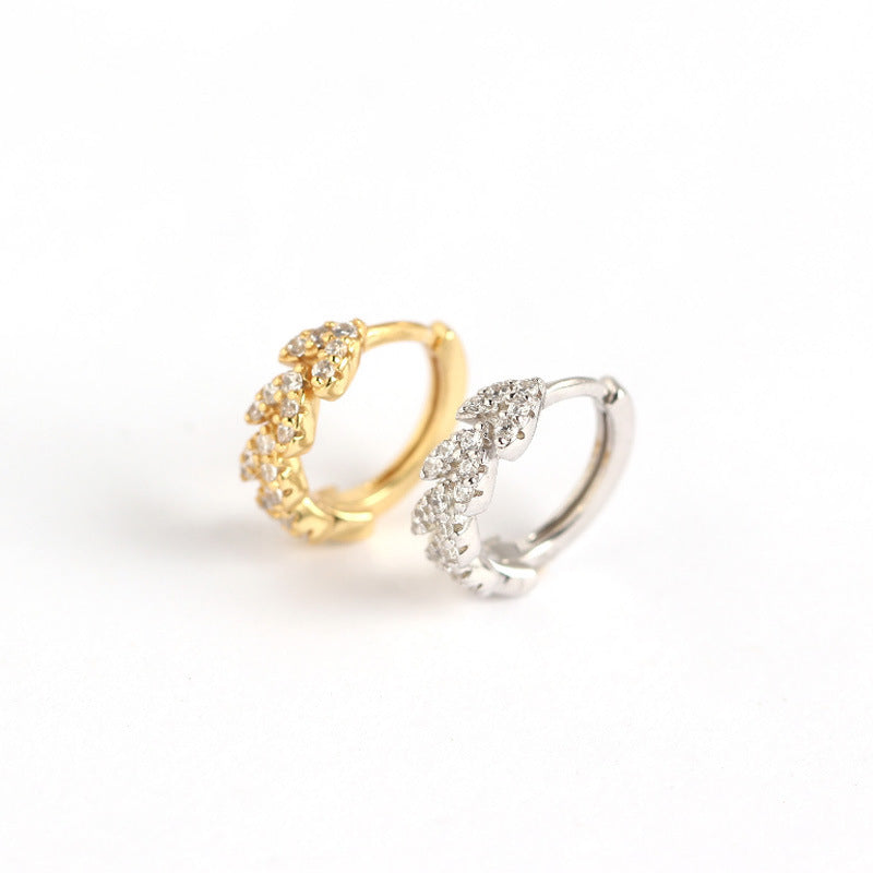 18K Vermeil Dainty Arrow CZ Huggies