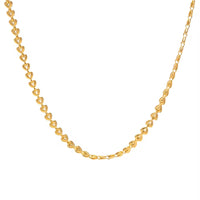 18K Hearts Link Necklace