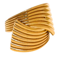 18K Swirl Knot Ring