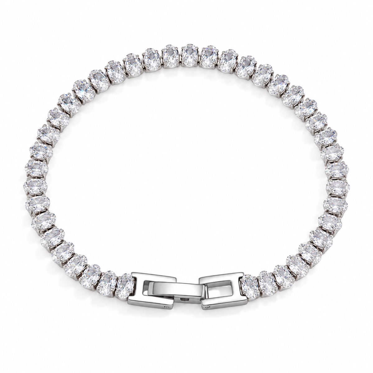 Silver Dainty Tennis Bracelet