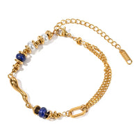 18K Lapis Bracelet