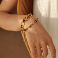 18K Lapis Bracelet