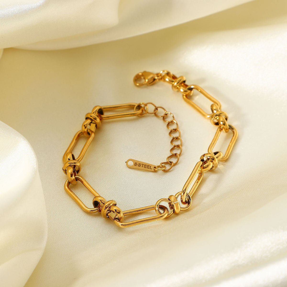 18K Clip Chain Bracelet