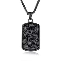 Atlas Pendant Necklace - Black