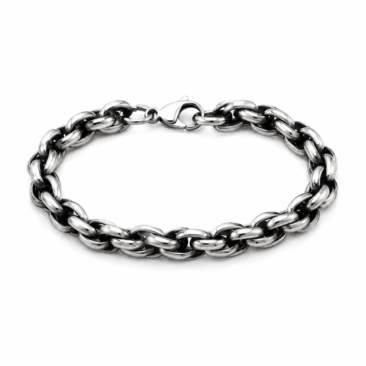 Brushed Leo Chunky Links Bracelet