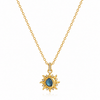18K Celestial Blue Moon + Sun