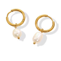 18K Classic Pearl Drop Earrings