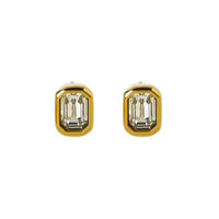 18K Baguette Studs
