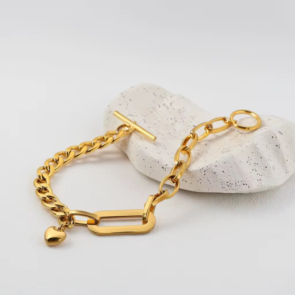 18K Monet Chain Bracelet