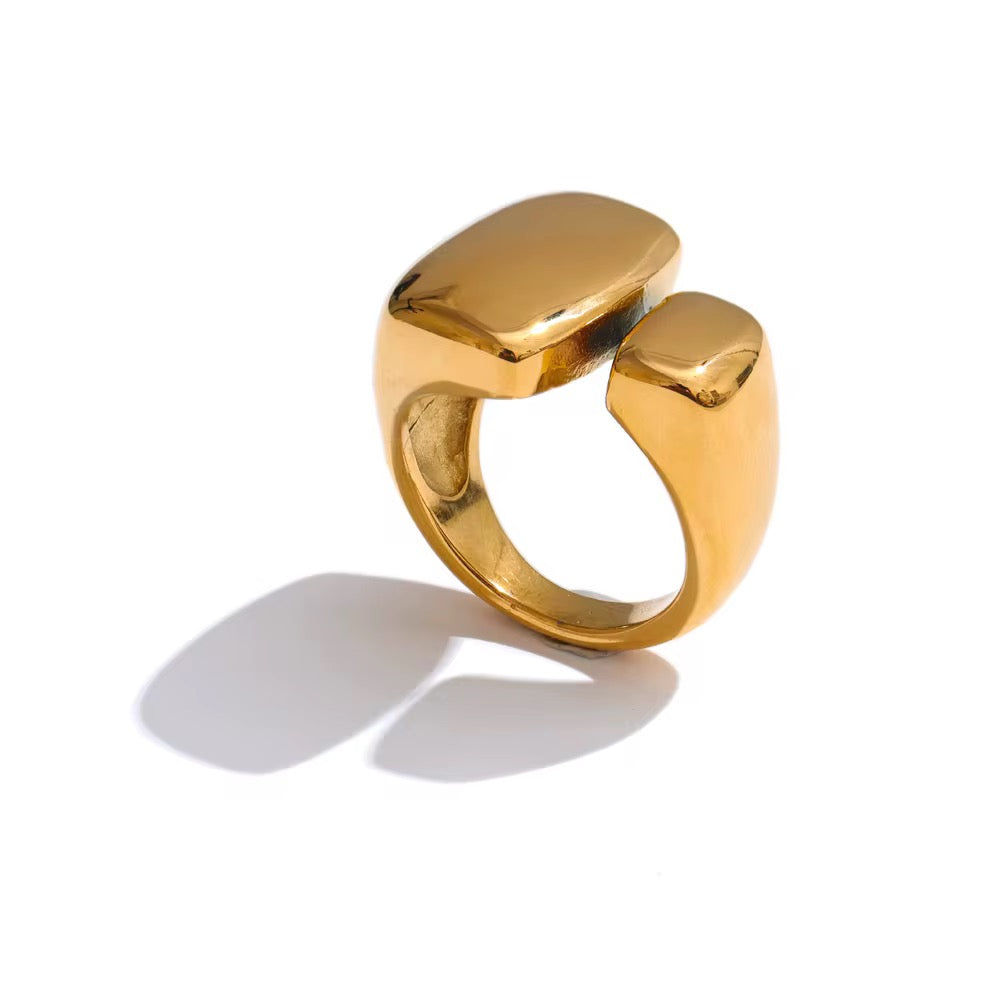 18K Open Cuff Statement Ring