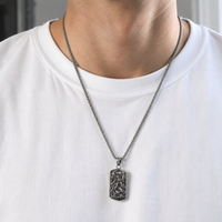 Atlas Pendant Necklace - Silver