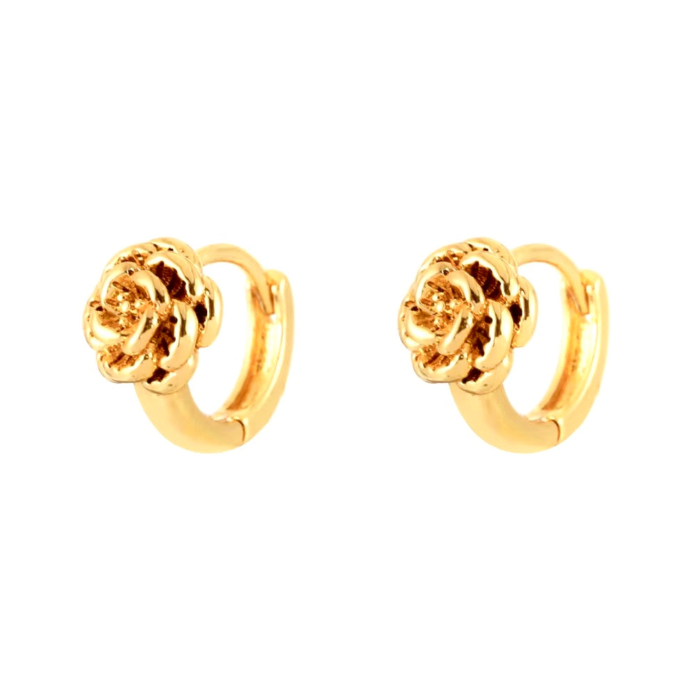 Rose Huggies in 24K Gold-Filled