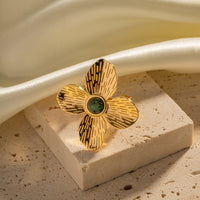 18K French Flower Ring