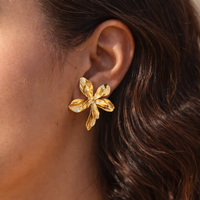 18K Flora Statement Studs