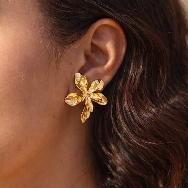 18K Flora Statement Studs
