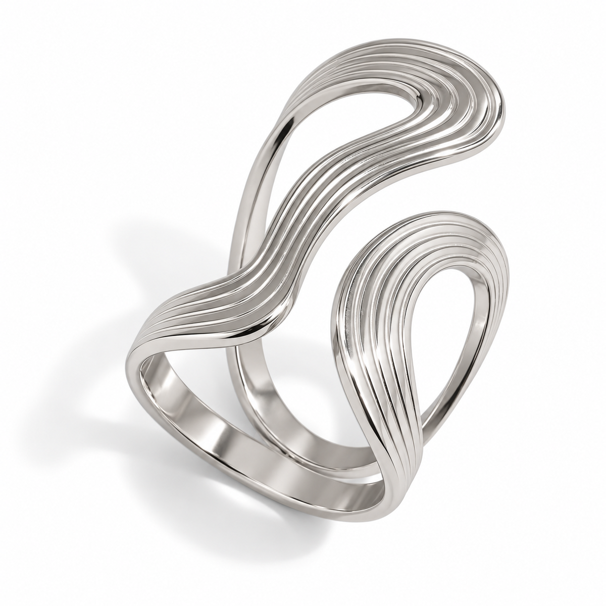Silver Alexandria Wrapped Rings