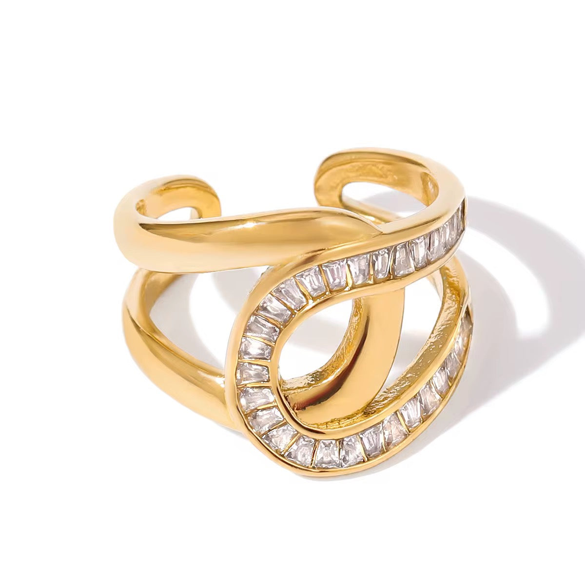 18K Adjustable Trinity Ring