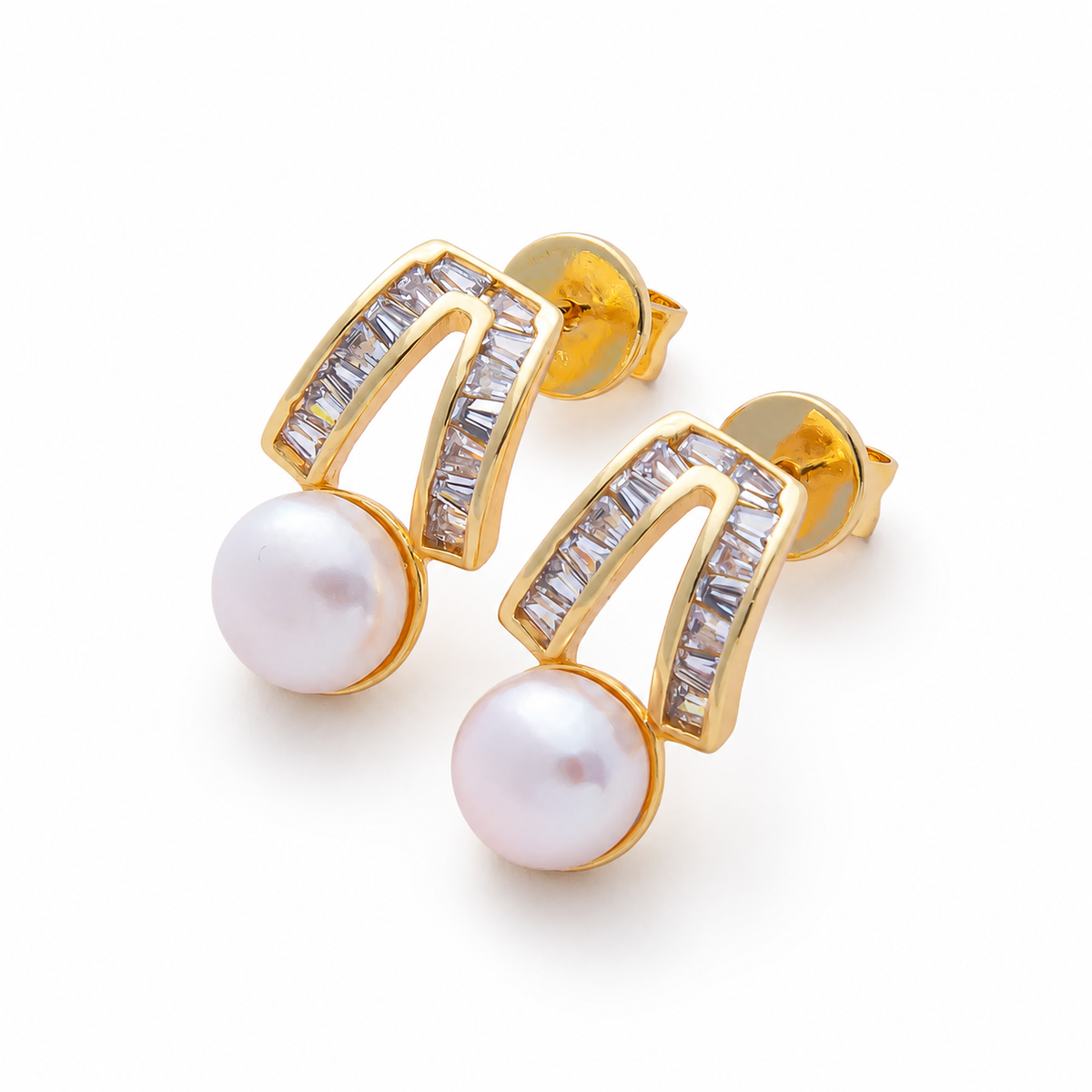 18K Cara Pearl Earrings