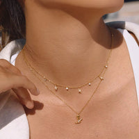 18K Dainty Rodeo Cowboy Boots Necklace