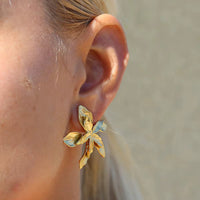 18K Flora Statement Studs