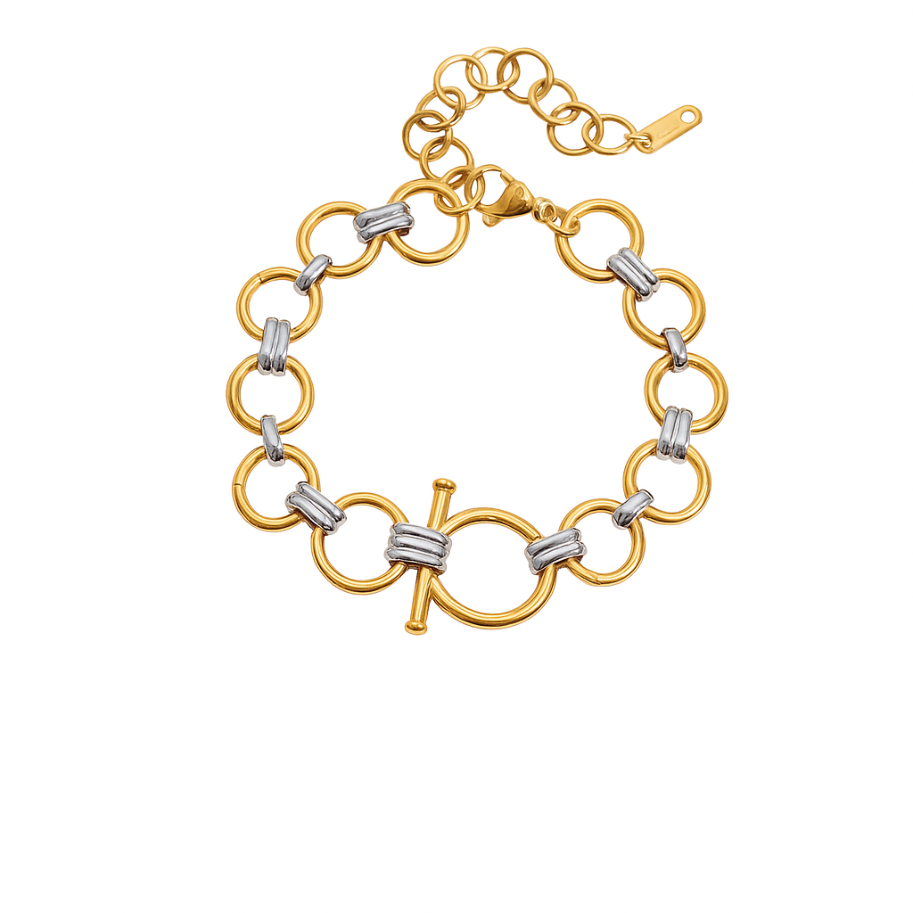 Two Tone Alexandria Bracelet