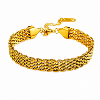 18K Mesh Chain Bracelet