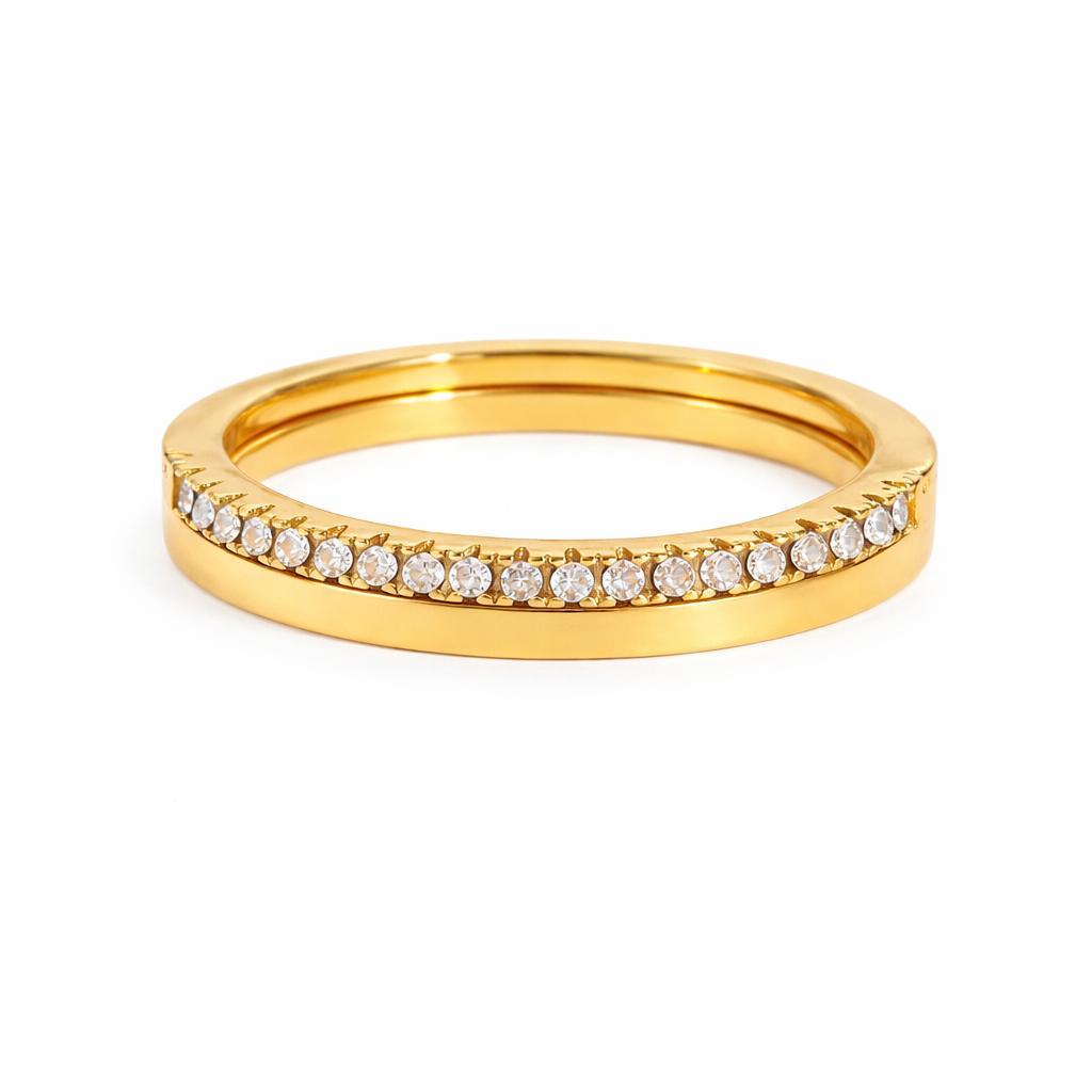 18K Stackable Set Rings