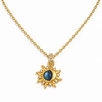 18K Celestial Blue Moon + Sun
