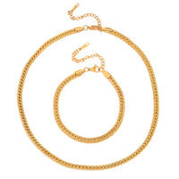 18K Wheat Braided Necklace