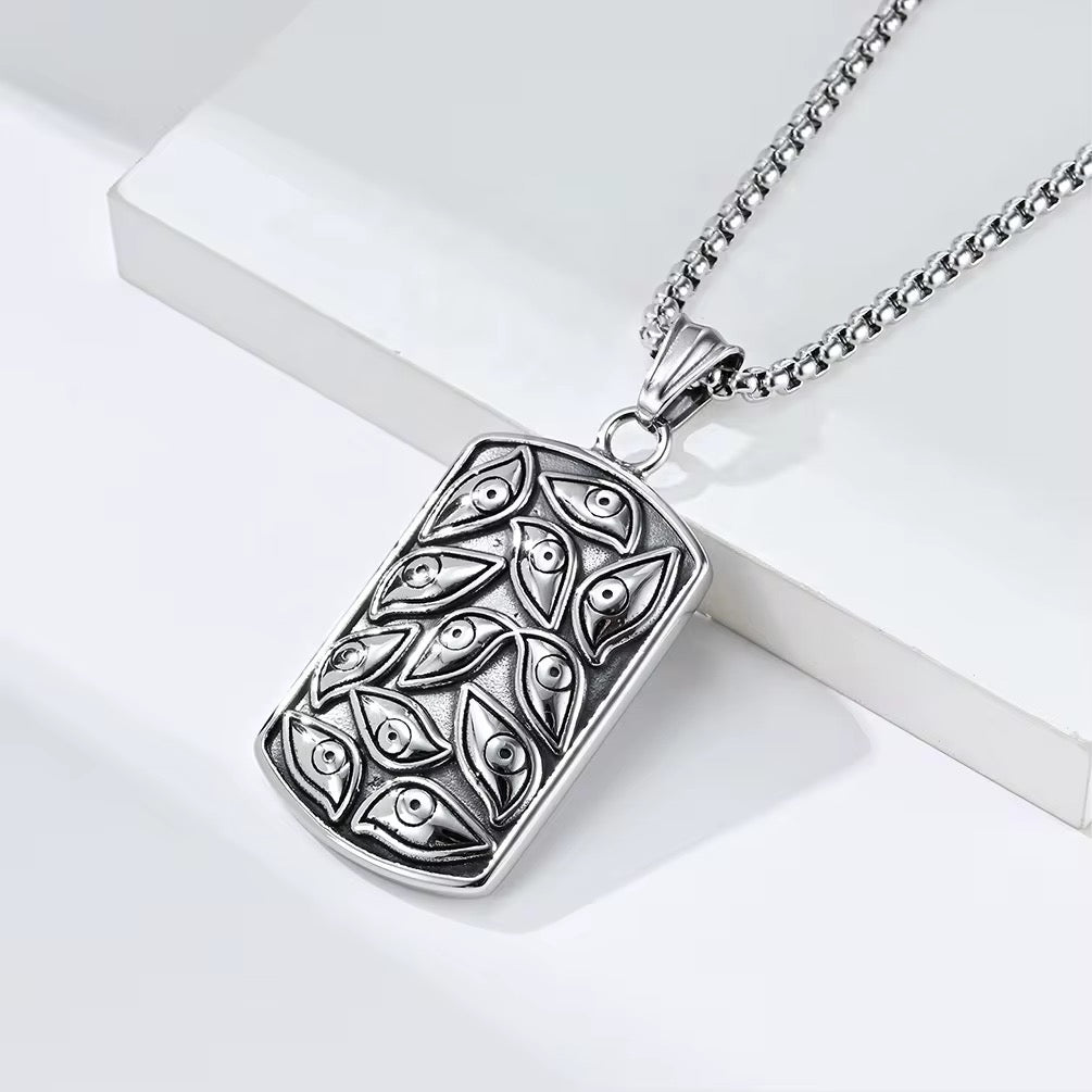 Atlas Pendant Necklace - Silver