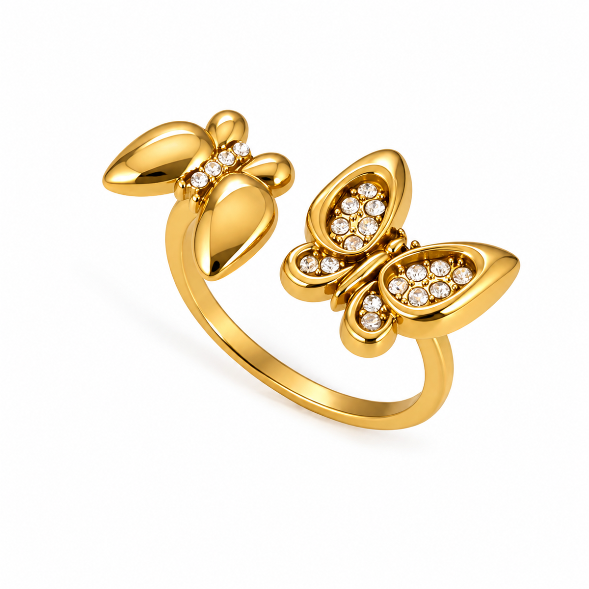 18K Flutter Butterfly Ring