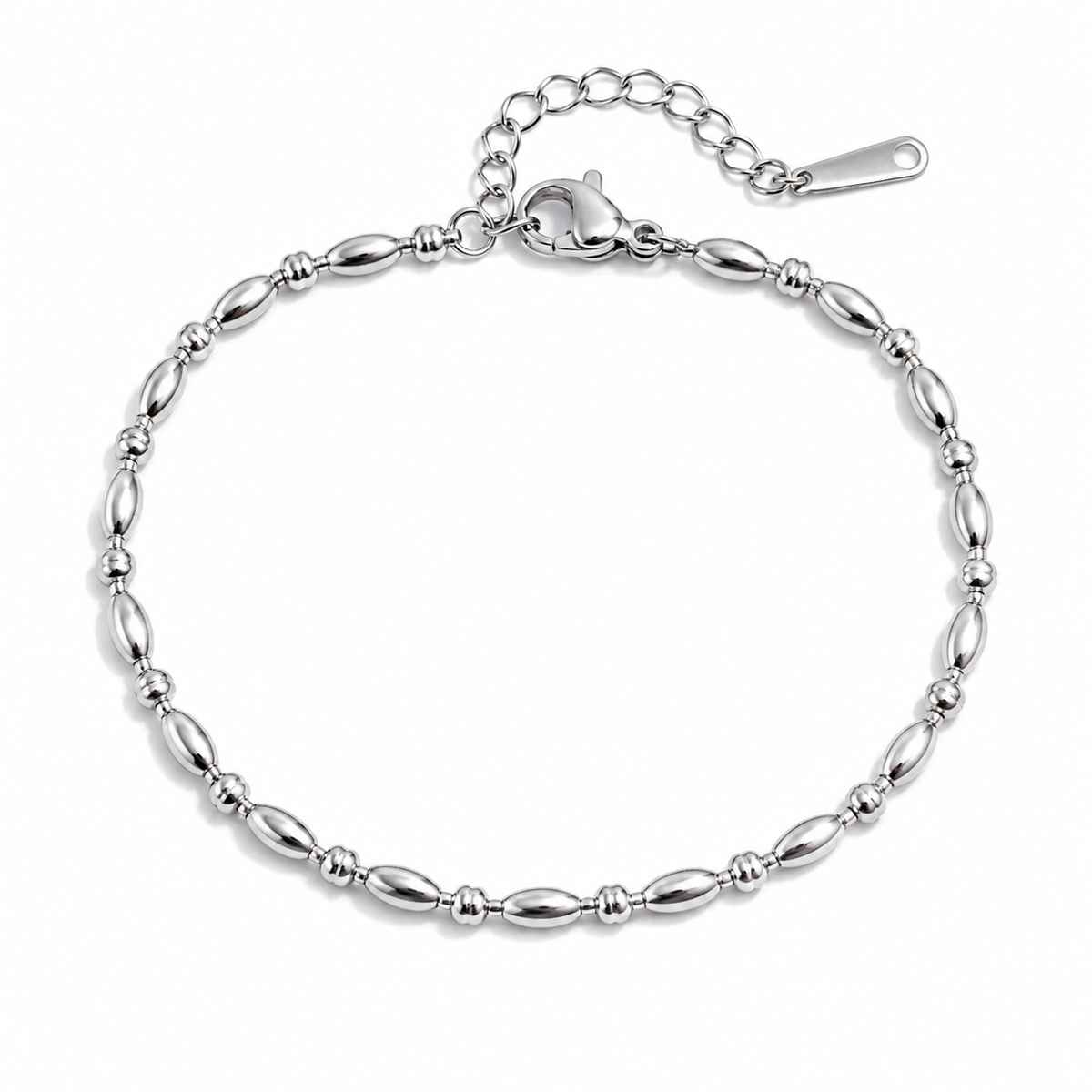Silver Dainty Links Bracelet