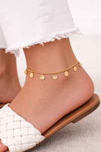 18K Delilah Charm Anklet