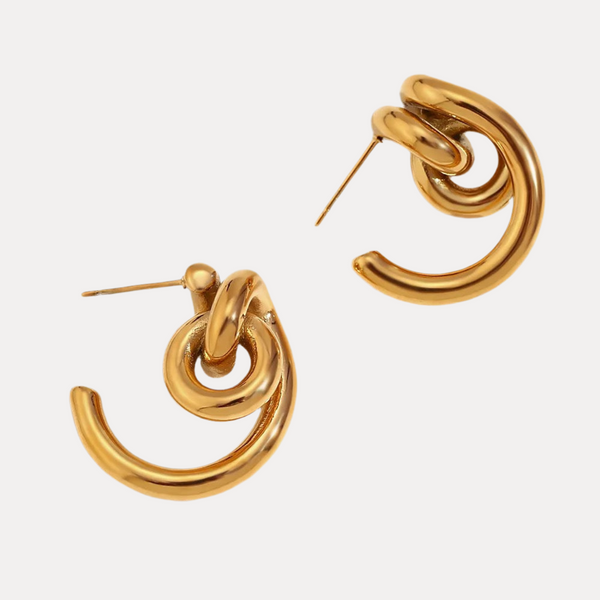 Twisted Rings Hoops