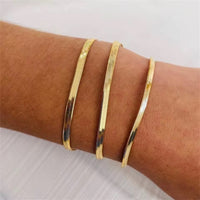 18K Herringbone Bracelet