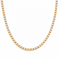 18K Classic Tennis Necklace