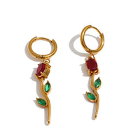 18K Darla Rose Earrings