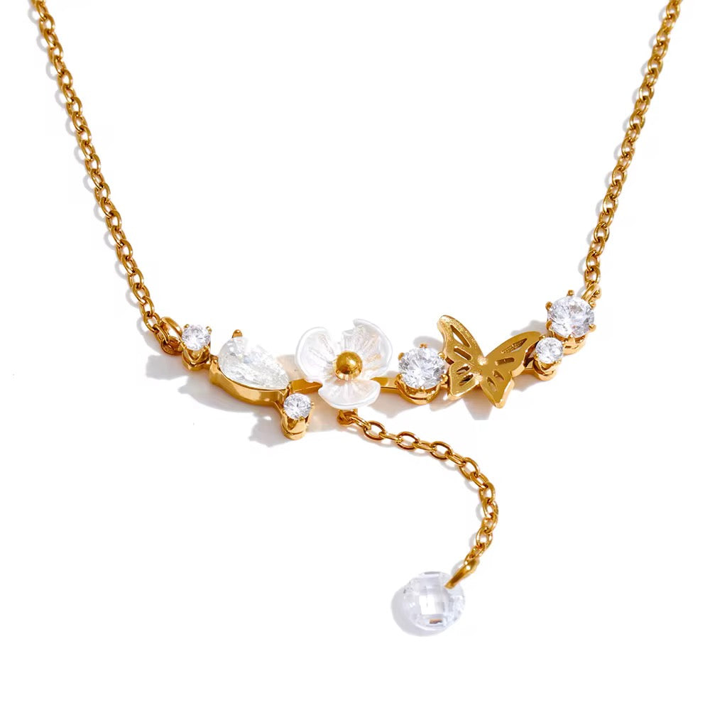18K Lumière Bloom Delicate Necklace