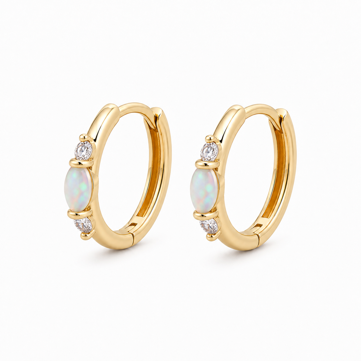 16K Opal CZ 13mm Huggies