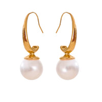 18K Pearl Hook Dangles