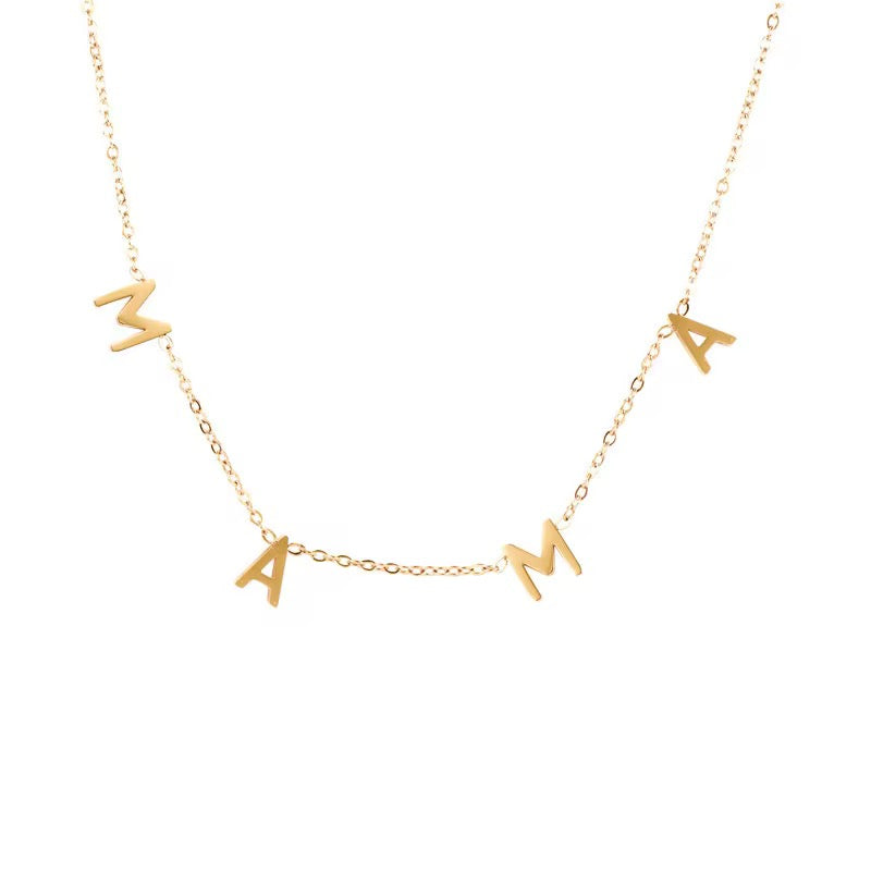 18K Gold Filled MAMA Necklace